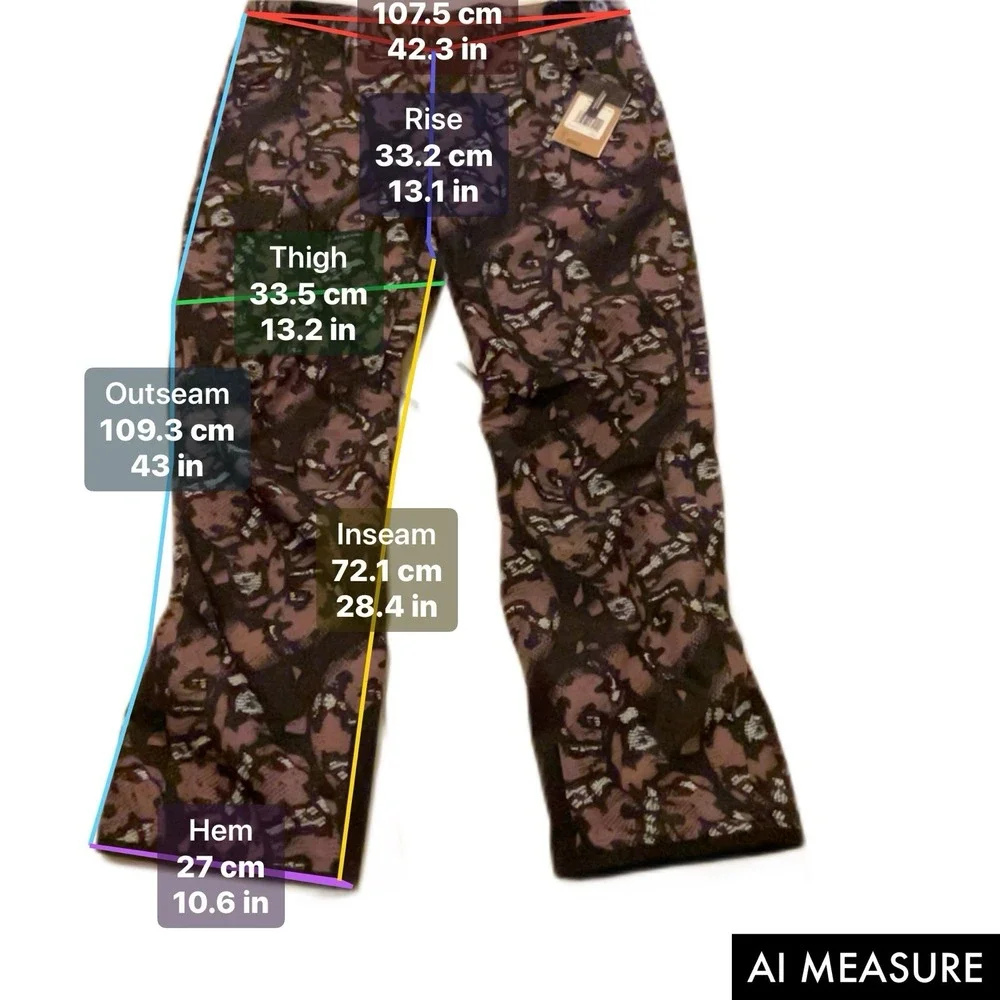 The North Face Freedom Men's Bib Pants Fawn‎ Grey snake Size XL